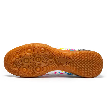 Scarpe da calcio da interno professionali da uomo con suola piatta; scarpe da allenamento resistenti e comode per adulti; scarpe da calcio antiscivolo per adolescenti