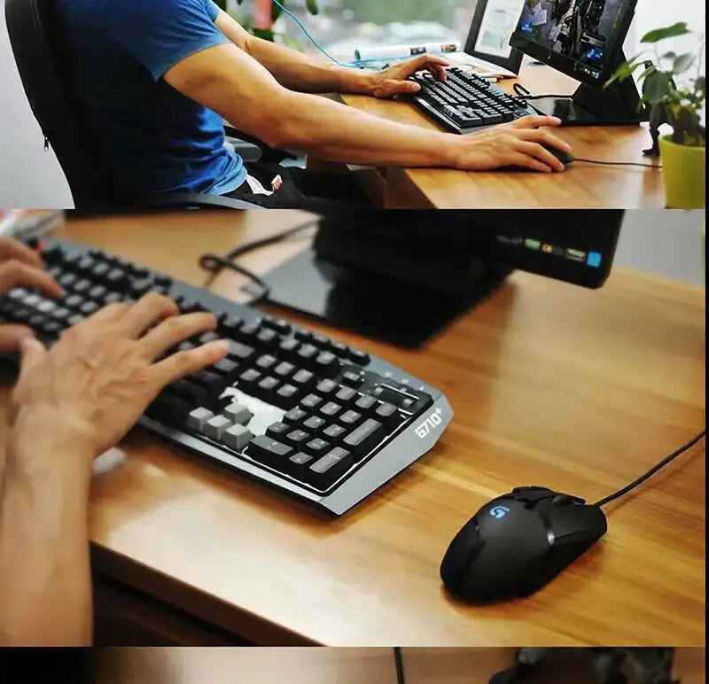 Logitech G402 Wired Gaming Mouse, 4000 DPI Gaming Mouse with 8 Programmable Buttons, 32-Bit ARM Processor, USB Optical Gaming Mouse for PC Gaming & Work