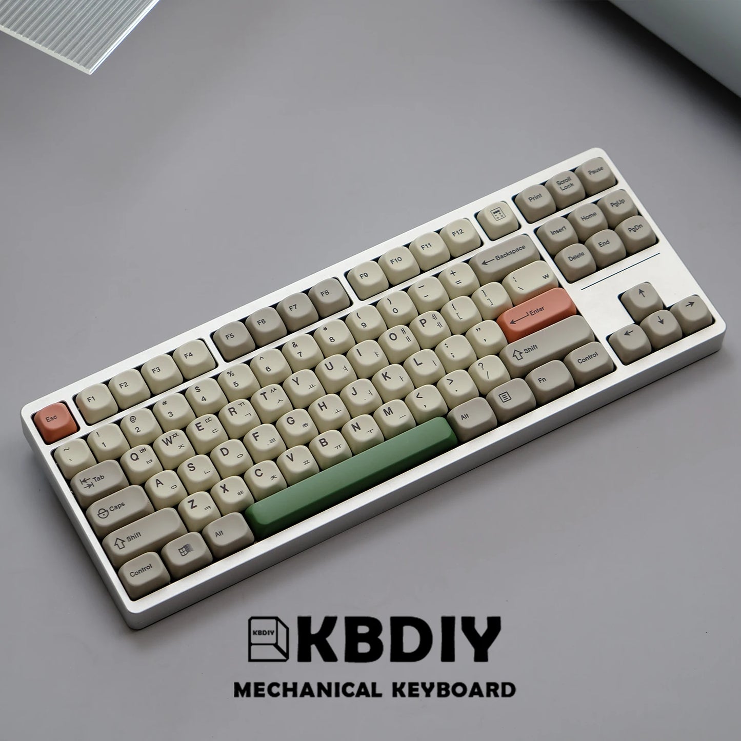 KBDiy KOA Profile Keycap GMK Style Retro 9009 Theme PBT Keycaps For Mechanical Keyboard Gaming KIT Korean 139 Keys ISO Key Cap