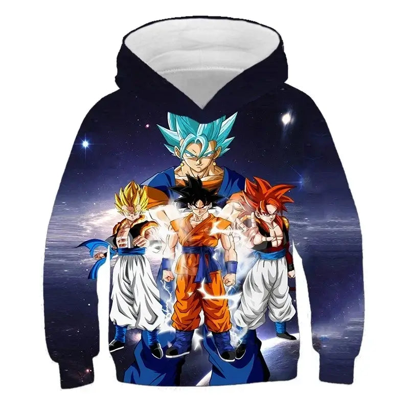 2025 Autumn Cool Dragon Ball Z Kids Boys Sweatshirts Children Casual Boy Hoodies Pullover Anime Dragon Ball Hoodie Hooded Coats. Produit gaming premium Fraquane, produits de luxe, nouvelle génération, équipement gamer