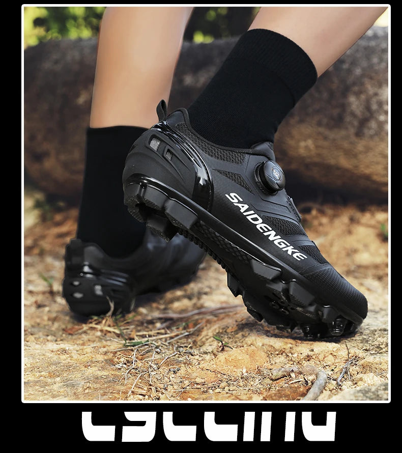 Zapatillas de ciclismo unisex nuevas, profesionales, ligeras, de lujo, originales, de carretera, de goma, para MTB, de competición, de moda, para bicicleta urbana y deportes callejeros