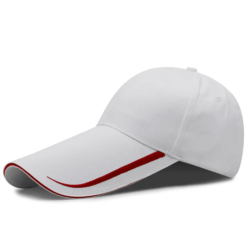 Cappellino a visiera, primavera-estate, 14 cm di visiera, protezione solare, pesca, uomo/donna, streetwear, parasole, outdoor, regolabile, cotone, da golf, stile trucker