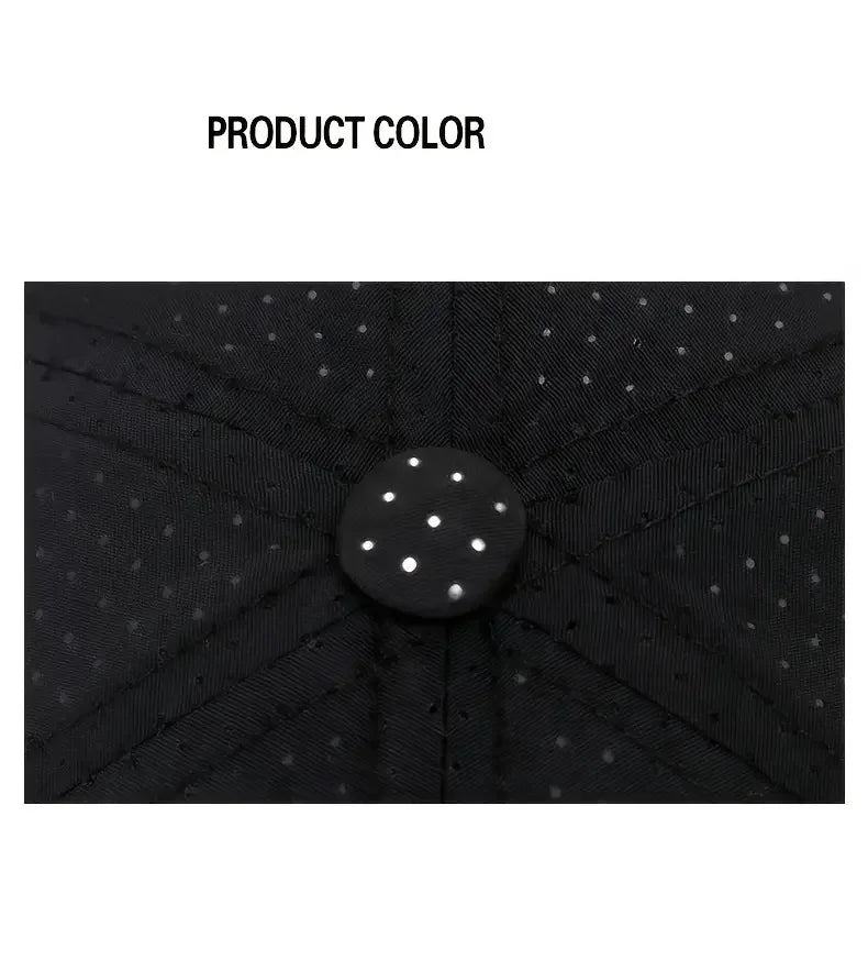 Quick-Dry Ultra-Breathable Baseball Cap - Lightweight & Adjustable with Fashionable Duckbill - Perfect for Outdoor Sports