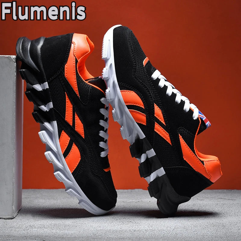 2026 new men's and women's running shoes breathable casual sneakers anti-slip vibration comfortable walking shoes 38-46