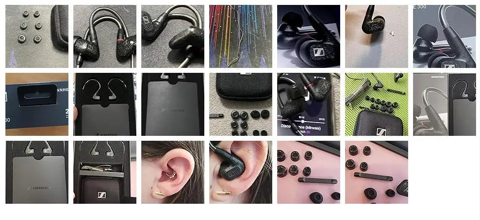 Sennheiser IE 300 HiFi Wired In-Ear Earphones TrueResponse Dynamic Driver Studio Monitoring Earbuds with Detachable Cable