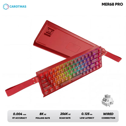 IROK Carotmas Mercury68 Mercury 68 Mercury68 Pro Mercury68 Max RT 0.001mm 8K kabelgebundene magnetische mechanische Gaming-Tastatur