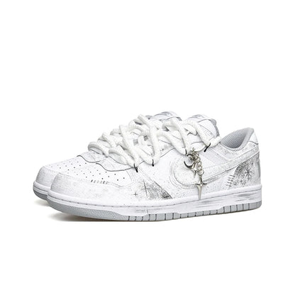 Custom Sneakers Nike Dunk Low "Wao" Special Gift Bag Edition High Street Deconstructed Hand-Painted Oriental Gradient For Men