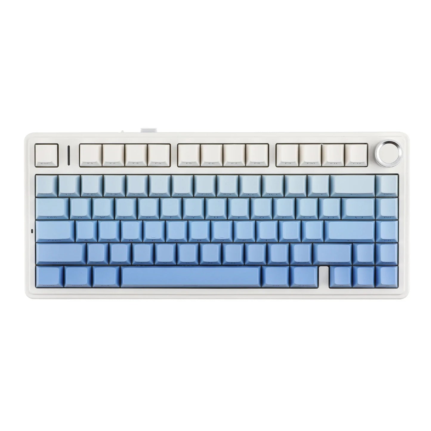 The New Hot-Selling EPOMAKER x AULA F75 75% ANSI Hot-Swappable Washer Bluetooth 5.0/2.4G Wireless/wired Mechanical Keyboard PBT