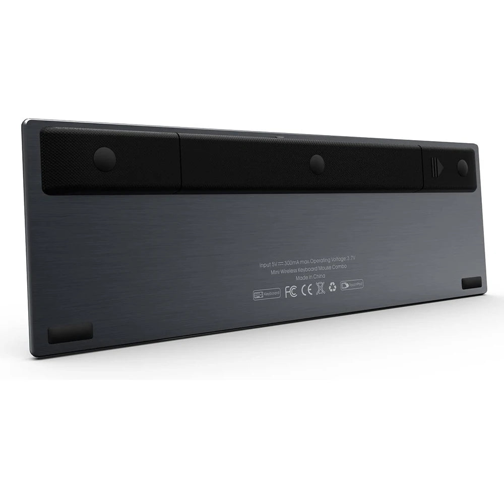 Russische, spanische, englische und französische kabellose Tastatur Rii K12+/i12+ Mini-Tastatur mit Touchpad-Maus für Android, Laptop, PC und TV-Box