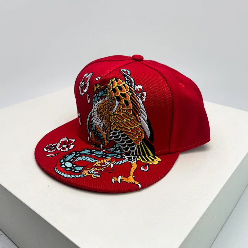 China Chic Pattern Embroidery Baseball Hats Breathable New Unisex Ethnic Style Peaked Caps Versatile Sunshade Hip Hop Fashion