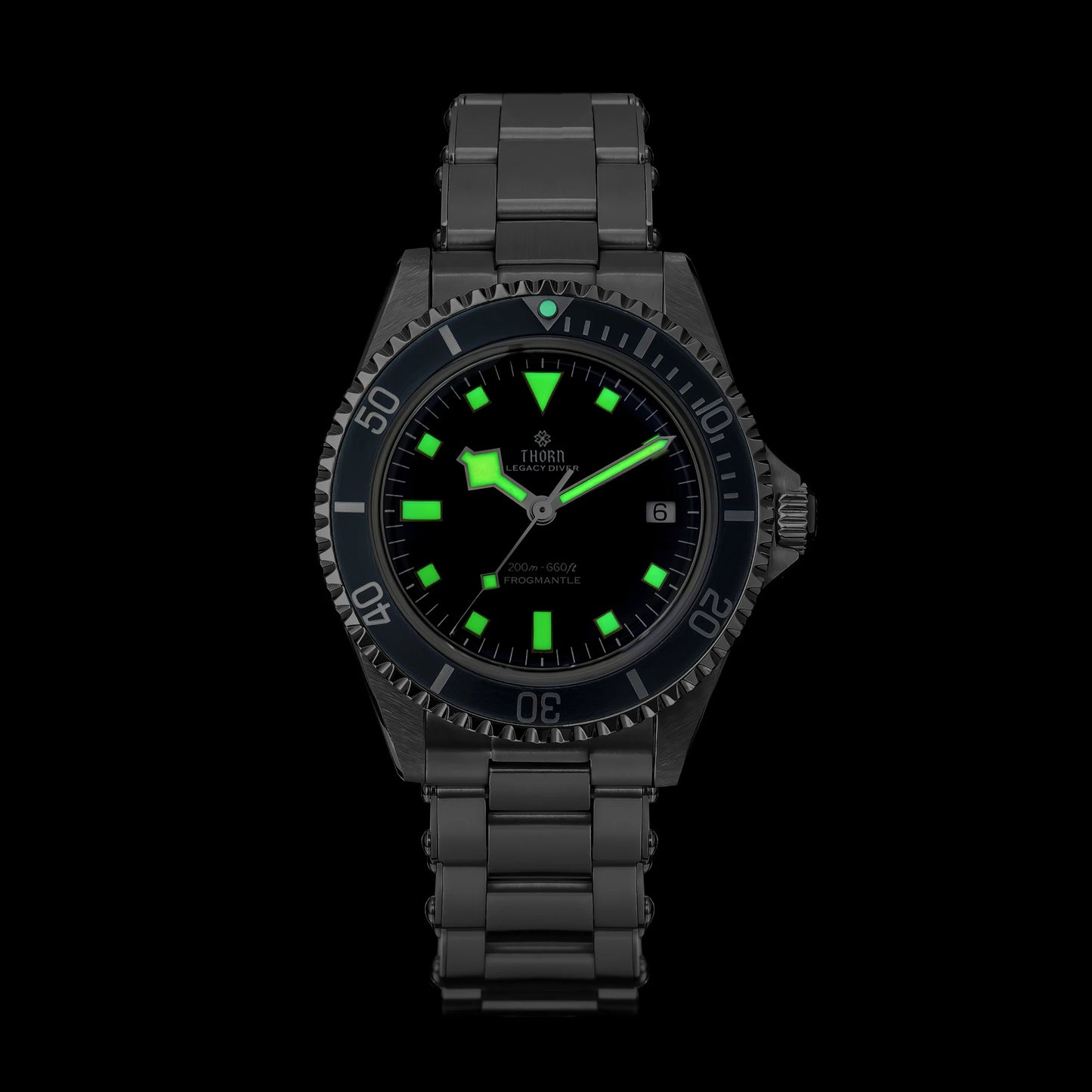 THORN T023 New Diver Watch Men PT5000 Automatic Watch 40MM Mechanical Wristwatch Sapphire 200m Waterproof Vintage Luxury Watches
