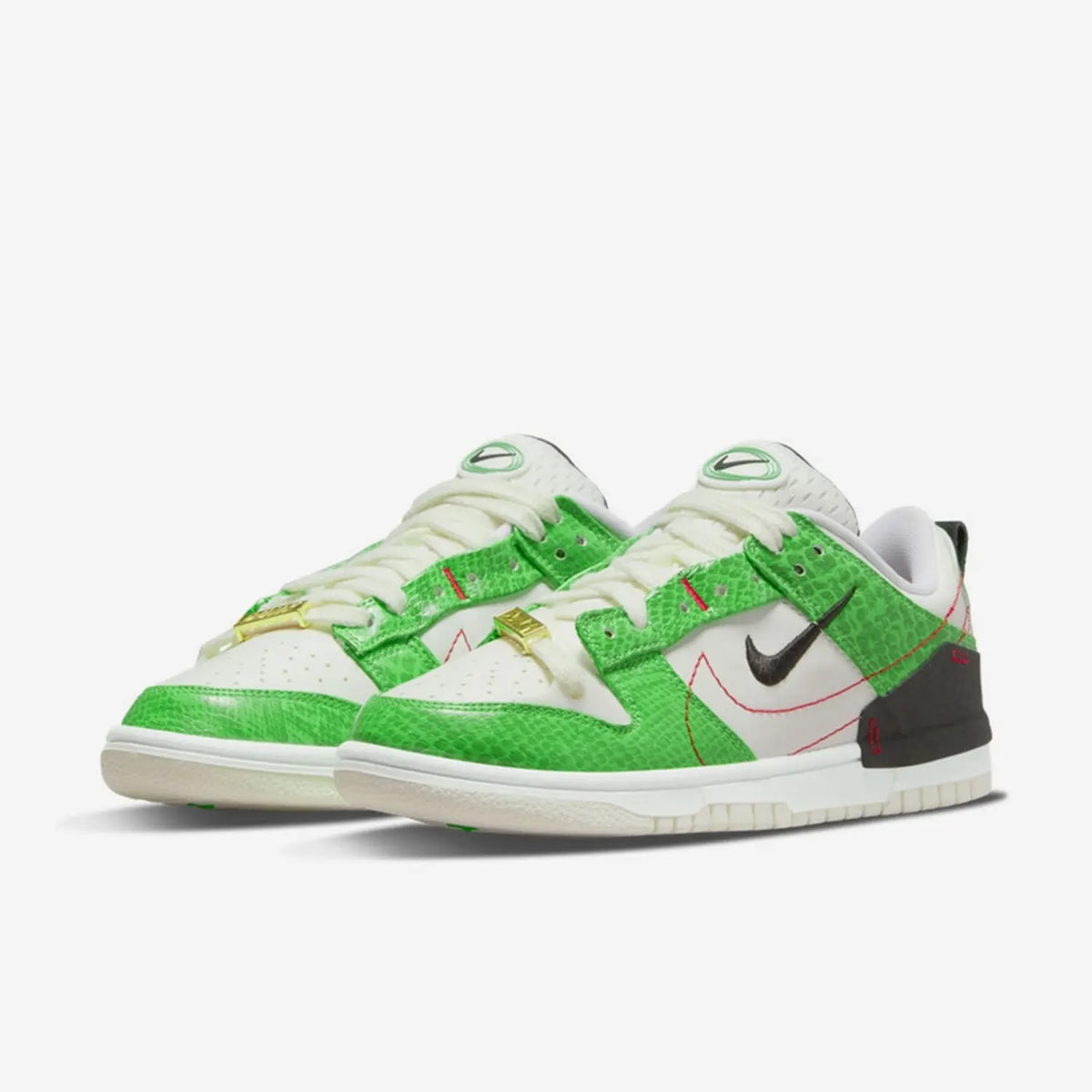 Nike originele Dunk Disrupt2 unisex retro sneakers met slangenprint, laag model, DV1491-101