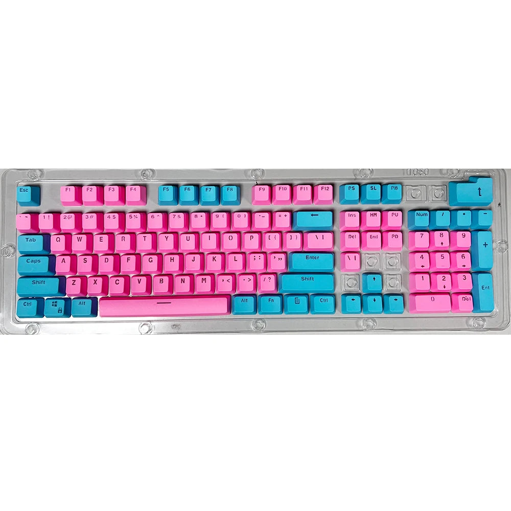 106 Keys Grey Red Keycaps PBT Specials Keycap Backlit Two-Color Key Caps For MX Switch 61/87104 Mechanical Keyboard