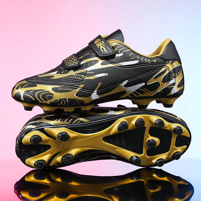 Nouveaux hommes enfants bottes de Football ultralégers garçons chaussures de Football professionnelles crampons antidérapant Match herbe chaussures d'entraînement livraison directe