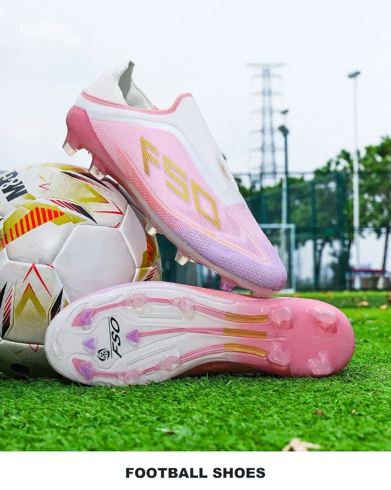 Neue Fußballschuhe für Herren, Bestseller-Rasenschuhe, hochwertige Outdoor-Fußballschuhe für Spiele, rutschfeste Jungen-Sneaker, High-Top, leicht
