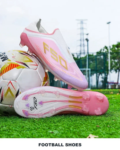 Neue Fußballschuhe für Herren, Bestseller-Rasenschuhe, hochwertige Outdoor-Fußballschuhe für Spiele, rutschfeste Jungen-Sneaker, High-Top, leicht