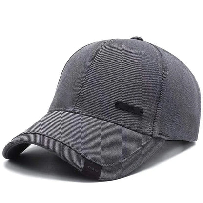 Unisex Hua Label Baseball Caps Hip Hop Cap Spring and Autumn Outdoor Adjustable Casual Hats Sunscreen Hat