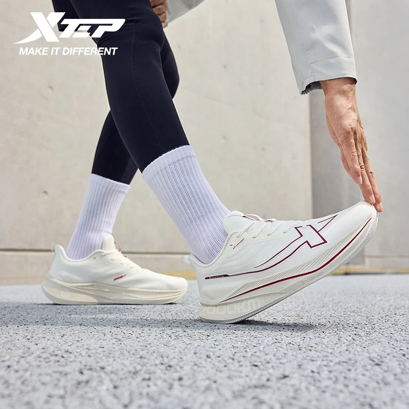 Xtep 2000km Men's Running Shoes 2025 Winter Water Proof Stronger Propulsive Force Cushion Shock Absorption Sneakers 875419110019