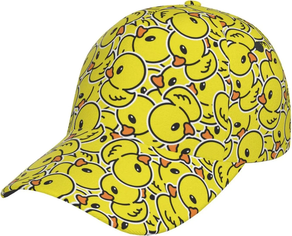 Casquette de baseball imprimée « Building Block » ludique pour femmes et hommes, casquette ajustable à fermeture à pression, casquette de baseball tendance à paillettes