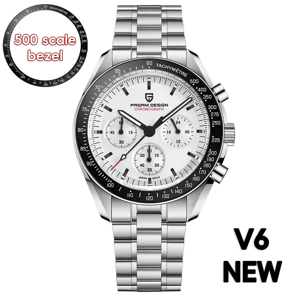 2026 New PAGANI DESIGN AK Project Mars Men's Watches Luxury Quartz Watch Men AR Sapphire Speed Sport Chronograph Automatic Date