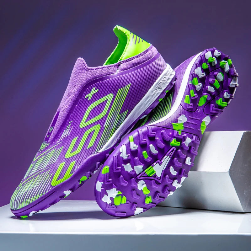 New Men's Football Boots Non-Slip Soccer Shoes Indoor Cleats Professional Turf Futsal Grass Ultralight Sport Comfortable Adult