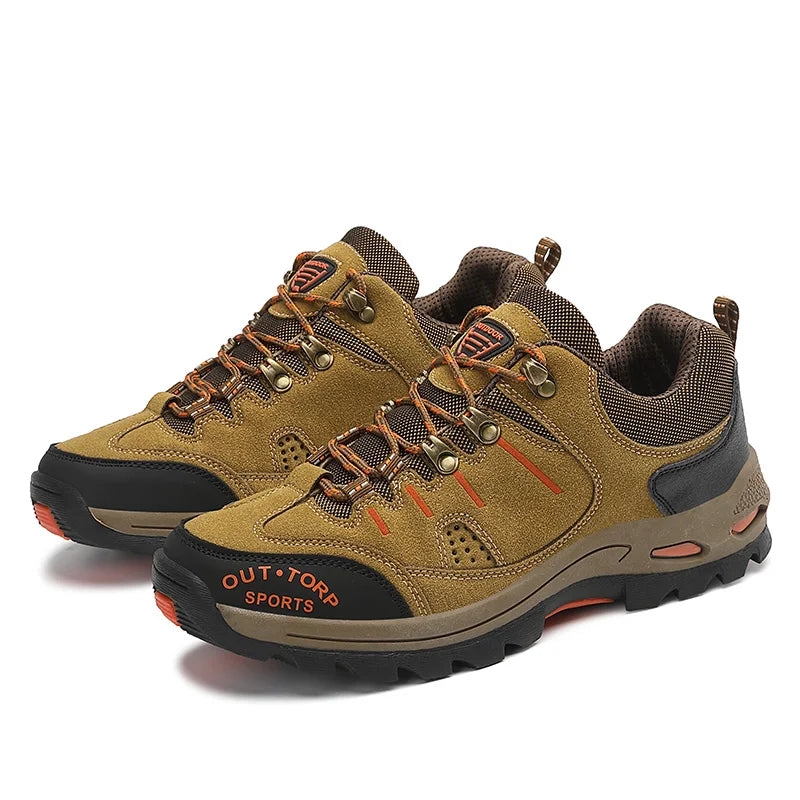 Retro Style Men  Sports Shoes Autumn and Winter Short Boots Anti Slip Hiking Shoe Suitable for Ankle Boots Urban Commuting 2025
