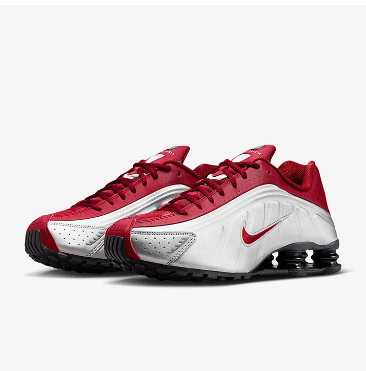 Nike Authentic Shox R4 Men's Low-Top Lace-Up Wear-Resistant Air Column Sports Shoes HQ1988-009