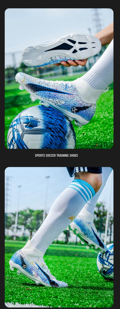 Męskie buty piłkarskie, dziecięce buty piłkarskie, damskie profesjonalne buty piłkarskie, antypoślizgowe buty TF/FG, sportowe buty piłkarskie do użytku na świeżym powietrzu