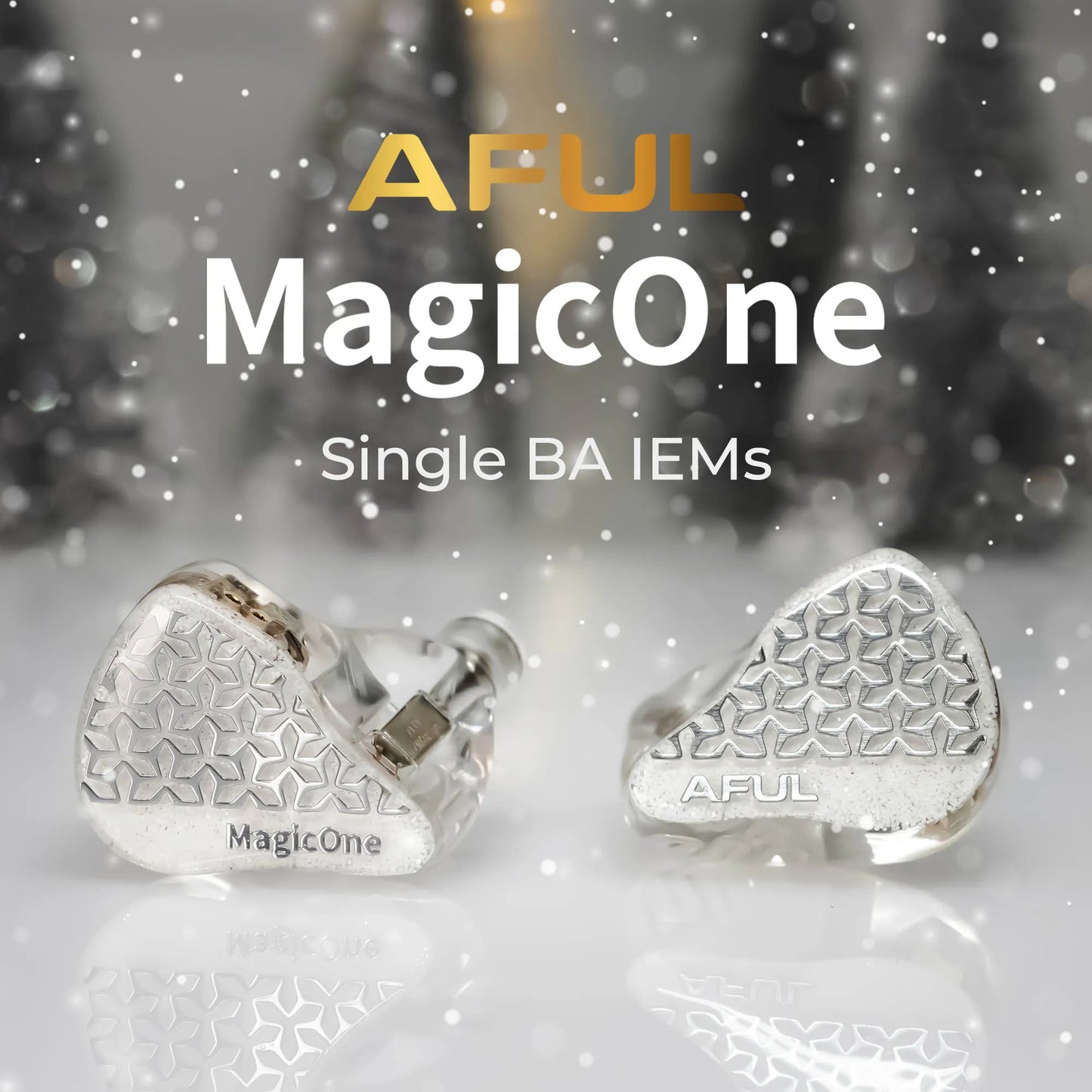 AFUL MagicOne Single Balanced Armature lEMs,1BA Balanced Armature Earphones with SE-Math Acoustic Technology