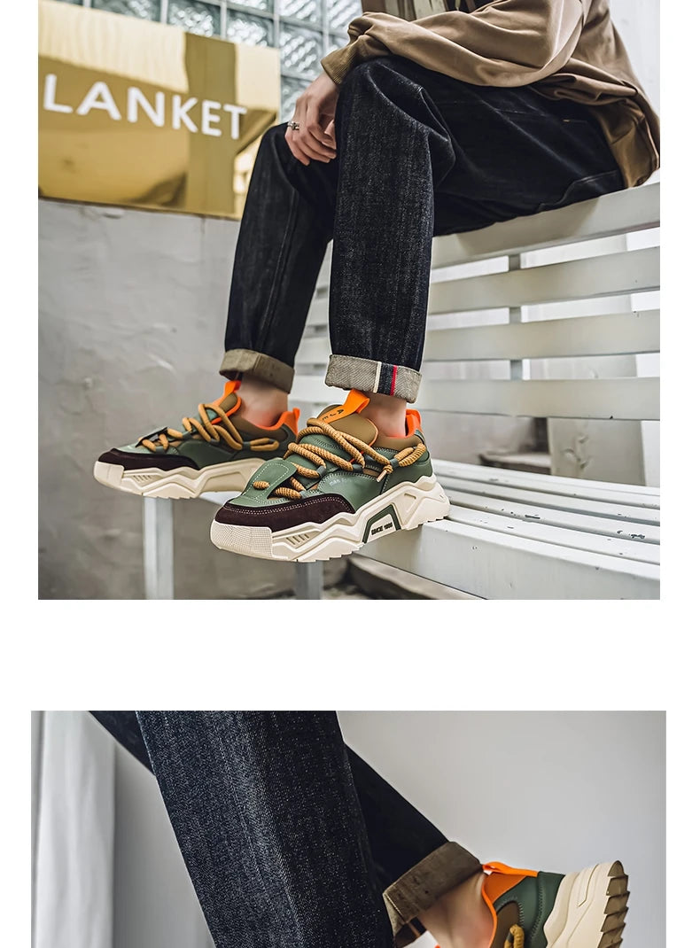 Lässige Herren-Sneaker – Frühlingsmode – Vielseitige Low-Top-Skateboard-Schuhe für Herren, geeignet für Outdoor-Sportarten