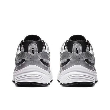 Nike Initiator Fashionable and Trendy Wear-Resistant Breathable Low-Top Casual Urban Commuting Running Shoes Men's Black Silver