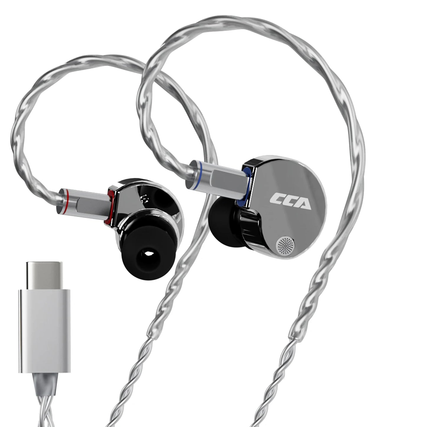 CCA Phoenix Wired Earphones Dynamic Drive LCP Diaphragm Music Headphone With Detachable Cable Noise Reduction Gaming Earphones