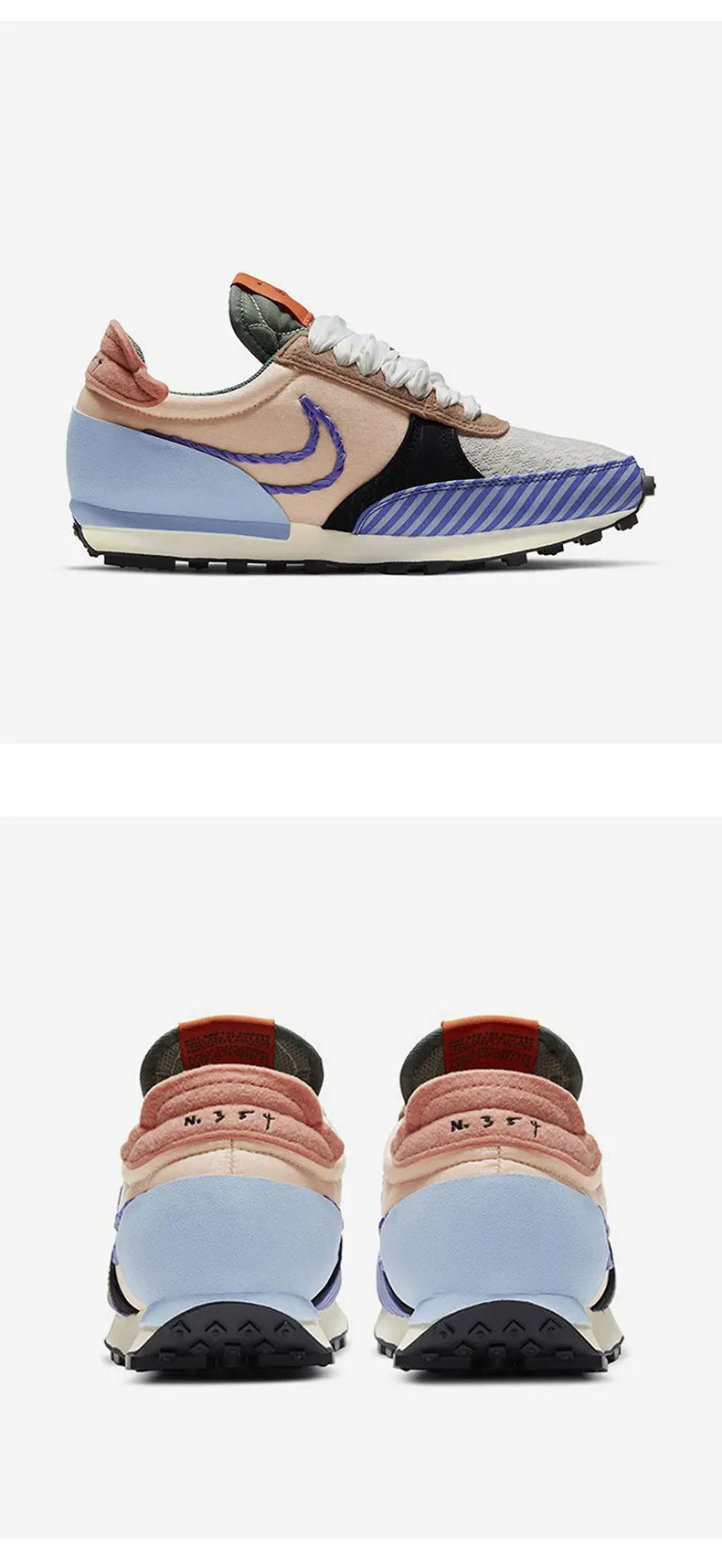 Originální produkt Nike, nové unisexové nízké tenisky s dekonstruovaným designem DD8506-851