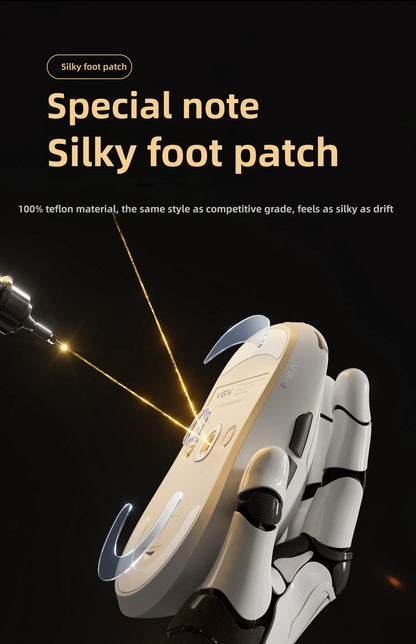 VGN Dragonfly F2 ProMax/Ultra esport gamer egér 42000DPI 0.125ms CSGO-hoz, alacsony késleltetésű, vezetékes/vezeték nélküli, dupla 8K, 3 mód, PAW3395/3950