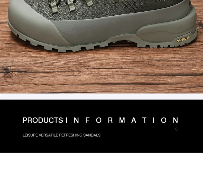 2025 New Hiking Shoes Non-Slip Grip Men's Spring Fall Outdoor Casual Sports Shoes Breathable Comfortable Durable Leisure Sneaker