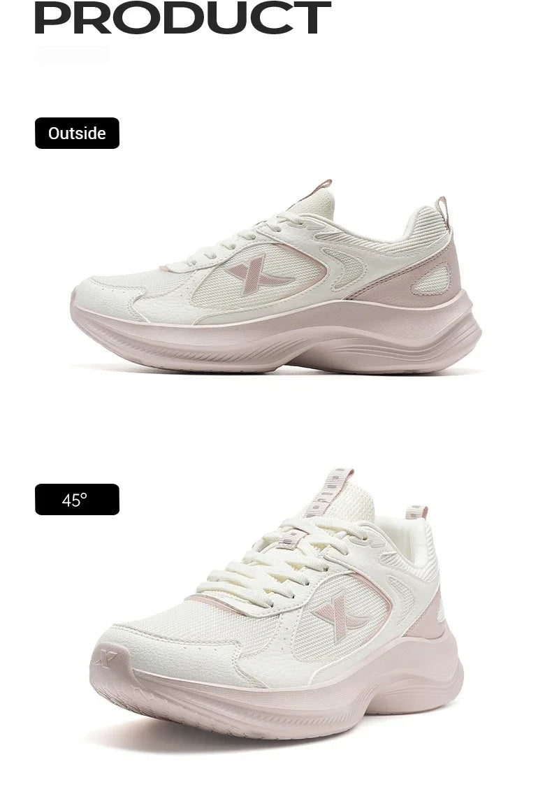 XTEP Running Shoes For Women 2025 Summer New Elastic Comfortable Wear-Resistant Training Professional Sports Shoes 875218110067