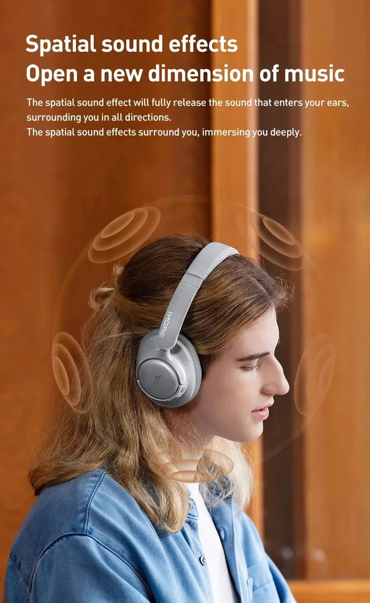 1MORE SonoFlow S Wireless Headphones with 42dB ANC, Hi-Res LDAC Audio, Bluetooth Noise Cancelling Headphones, 90H Playtime