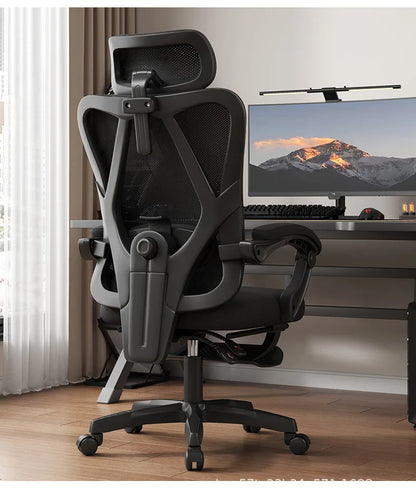 Chaise ergonomique de jeu pour ordinateur, confortable pour la maison, chaise de bureau pour personnes assises longtemps, chaise de café internet, chaise de studio pour diffusion en direct