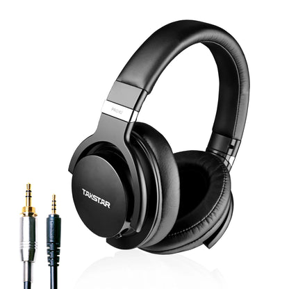 Takstar PRO82 Professional Monitor Headphones – HiFi Stereo Wired Studio Headset for Recording, Gaming & Bass Adjustable Precision Sound
