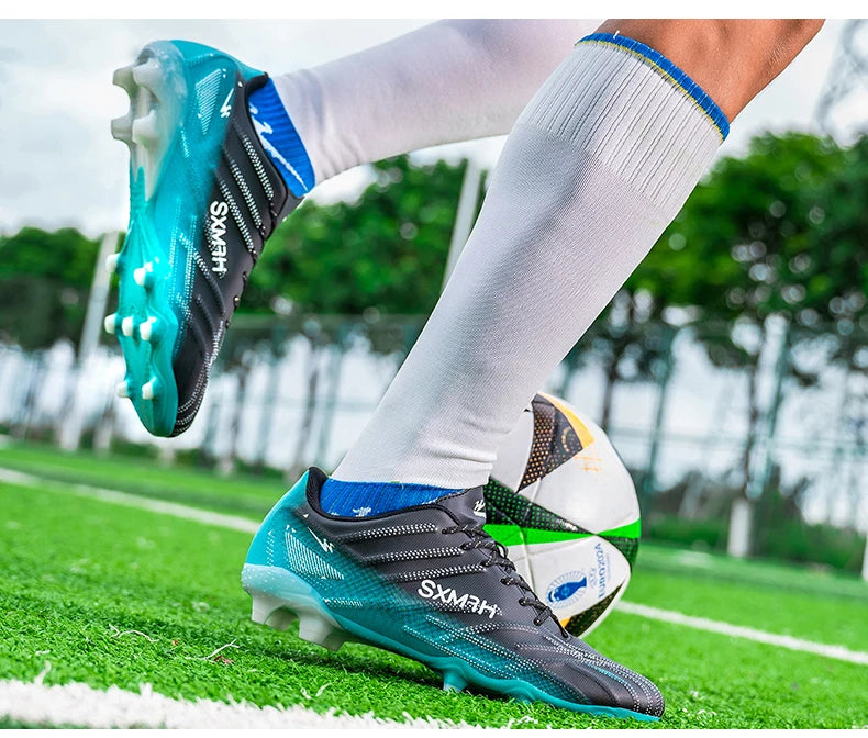 Buty piłkarskie Double Star Adult Youth AG – antypoślizgowe, wytrzymałe buty do piłki nożnej na sztuczną i naturalną trawę, przeznaczone do treningów i meczów, dla mężczyzn i kobiet