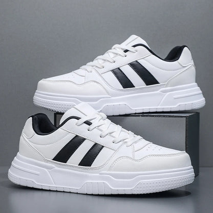 Plus Big Size 50 51 52: zapatillas de cuero para hombre, zapatillas deportivas informales, zapatillas planas de skate para dropshipping