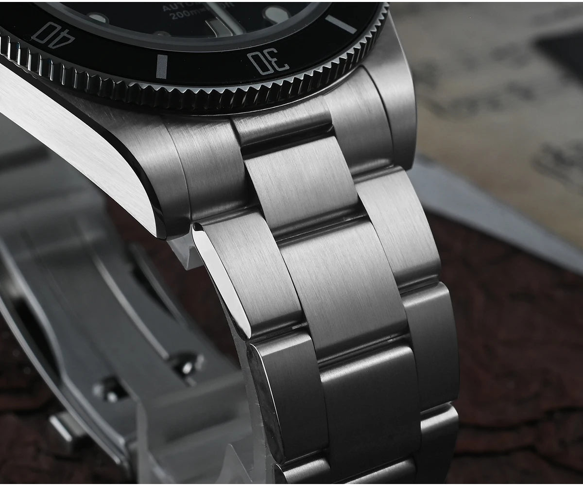 San Martin 40mm NH35 Automatic Men Diving Watch 20ATM Waterproof BB58 Sapphire Wristwatch BGW-9 C3 Luminous Reloj SN0008C/D