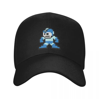 Megaman 8-bits baseballpet, zomerhoed, strandhoed, heren, golfkleding, dames