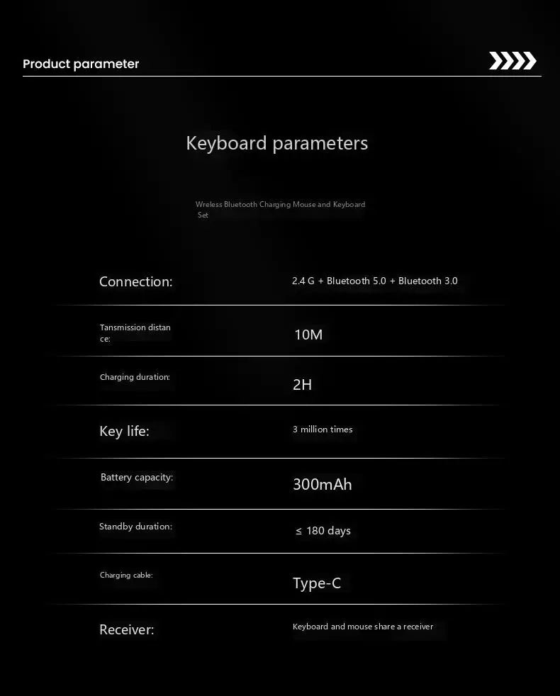 Teclado inalámbrico de doble modo Bluetooth 5.0 y 2,4 GHz, recargable, con 102 teclas; teclado inalámbrico multidispositivo para MacBook, ordenador portátil, tableta y PC