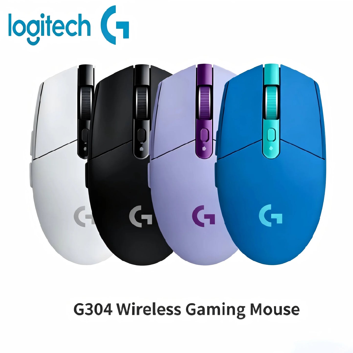 Logitech G304 Wireless Gaming Mouse LIGHTSPEED, Lightweight Ergonomic Wireless Mouse for PC, High-Performance Gaming Mouse