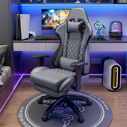 Ergonomska okretna gaming stolica, udobna moderna računalna stolica za dom, elastična direktorska uredska stolica, izdržljiva i prozračna, namještaj