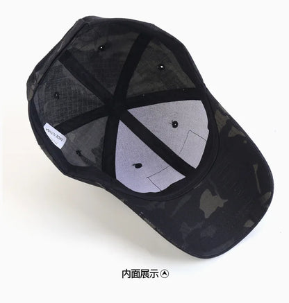 Cappellino da baseball mimetico da uomo, cappellino mimetico, cappellino sportivo da esterno mimetico, cappellino tattico mimetico, cappellino da caccia e pesca per uomo e donna