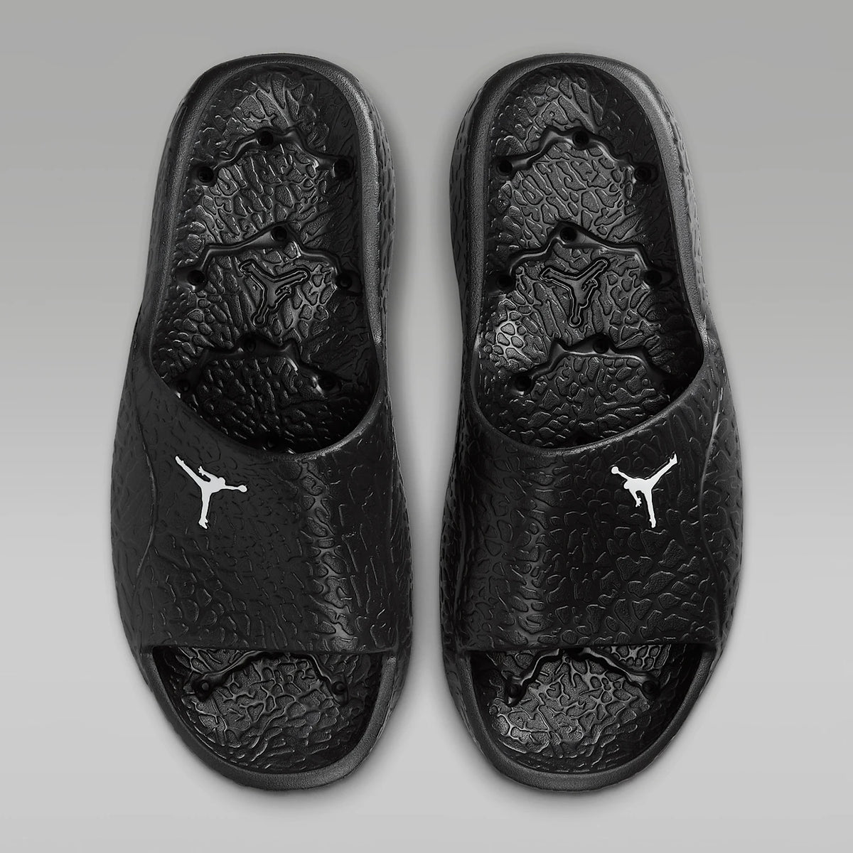 Oryginalne męskie sandały kąpielowe Nike Jordan z fakturą „crack” HQ2163-001