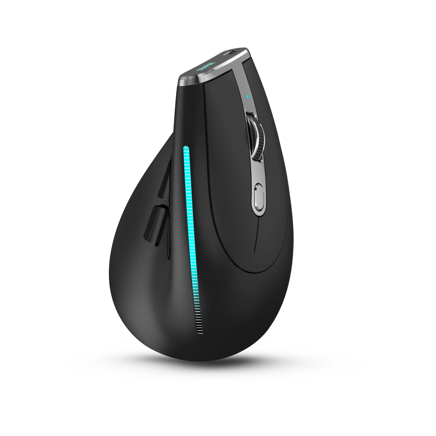 ZELOTES F36 Vertical Wireless Mouse Bluetooth Ergonomic Mouse, Rechargeable 2.4G Wireless Gaming Mouse, 2400 DPI Programmable Mouse for Laptop & PC