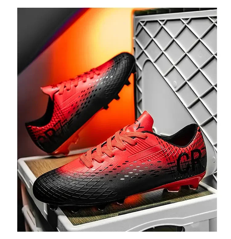 Lage voetbalschoenen met lange TF-noppen, slijtvast en flexibel, geschikt voor buitensporten op het veld